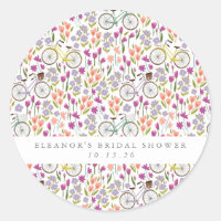 Vintages Boho Bicycle Floral Custom Brautparty