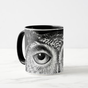 Vintages Boho Owl Design Tasse