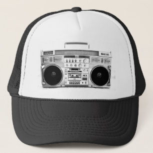 Vintages boombox truckerkappe