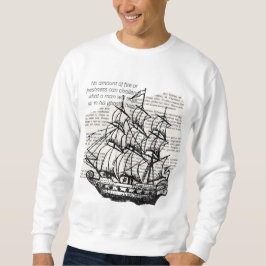 Vintages Boot MIT QUOTE Sweatshirt