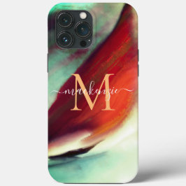 Vintages Boot Wasserfarbe Mit Monogramm Case-Mate iPhone Hülle