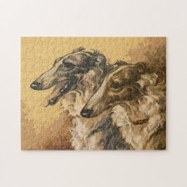 Vintages Borzoi Duo Puzzle