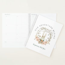 Vintages botanisches Babybuch