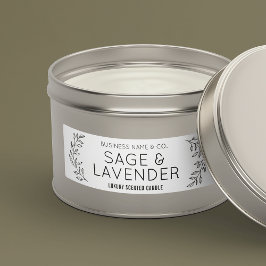 Vintages botanisches dünnes vertikales Produktetik Etiketten