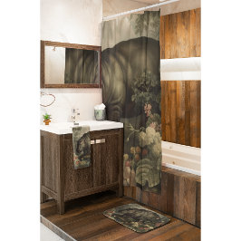 Vintages botanisches Hippo Badhandtuch Set