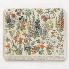 Vintages botanisches Muster Mousepad