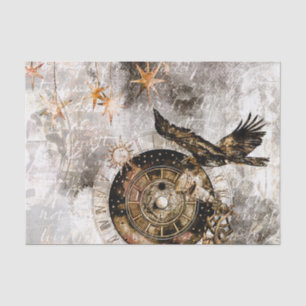 Vintages botanisches Retro Viktorianisch Seidenpapier