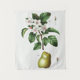 Vintages botanisches Tapisserie Wandteppich