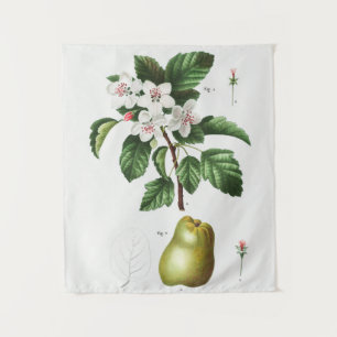 Vintages botanisches Tapisserie Wandteppich