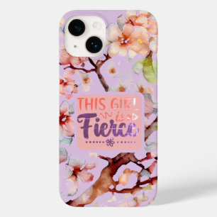 Vintages botanisches Zitat Dieses Mädchen ist zerb Case-Mate iPhone 14 Hülle