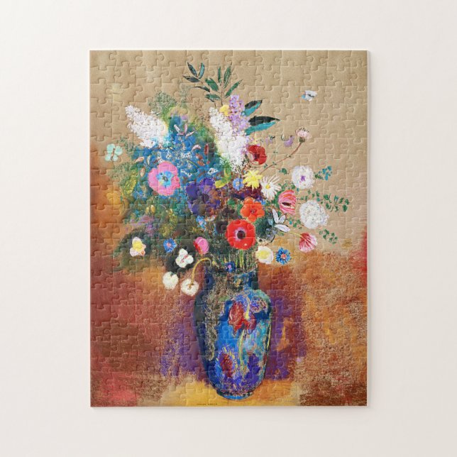 Vintages Bouquet von Blume von Odilon Redon Puzzle (Vertikal)