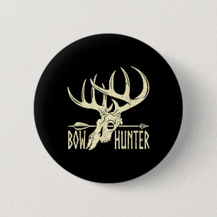 Vintages Bow Hunter Amerikanisches Hirschjagdgesch Button