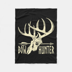 Vintages Bow Hunter Amerikanisches Hirschjagdgesch Fleecedecke