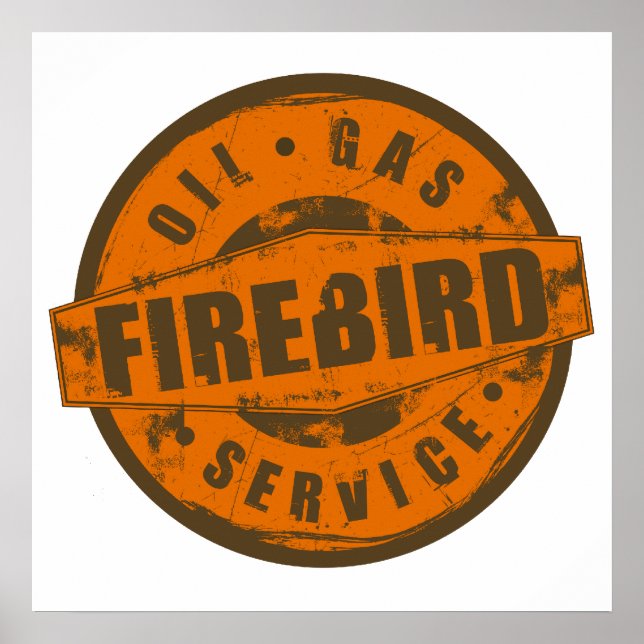 Vintages Brandschutzposter Poster (Vorne)