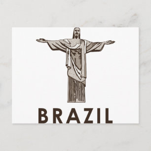 Vintages Brasilien Postkarte