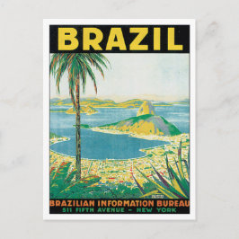 Vintages Brasilien Postkarte