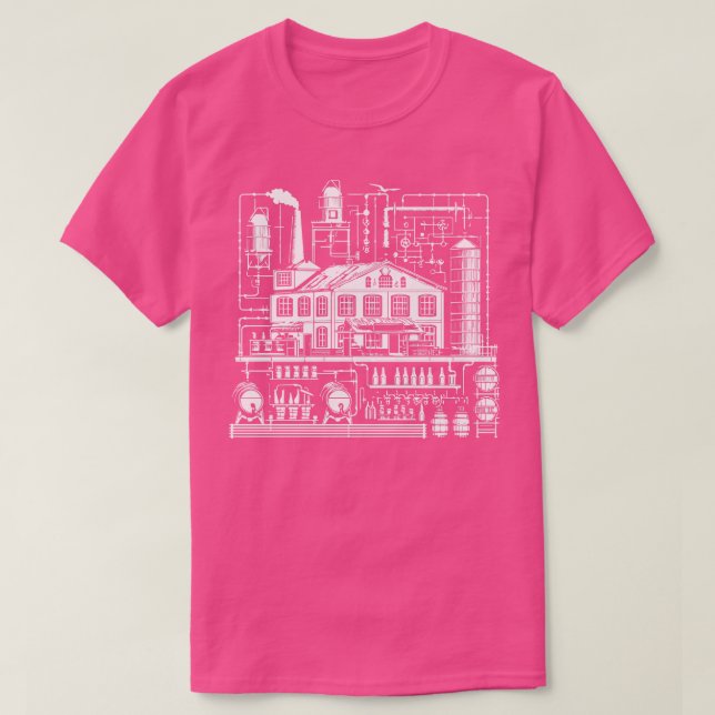 Vintages Brauereidesign T-Shirt (Design vorne)