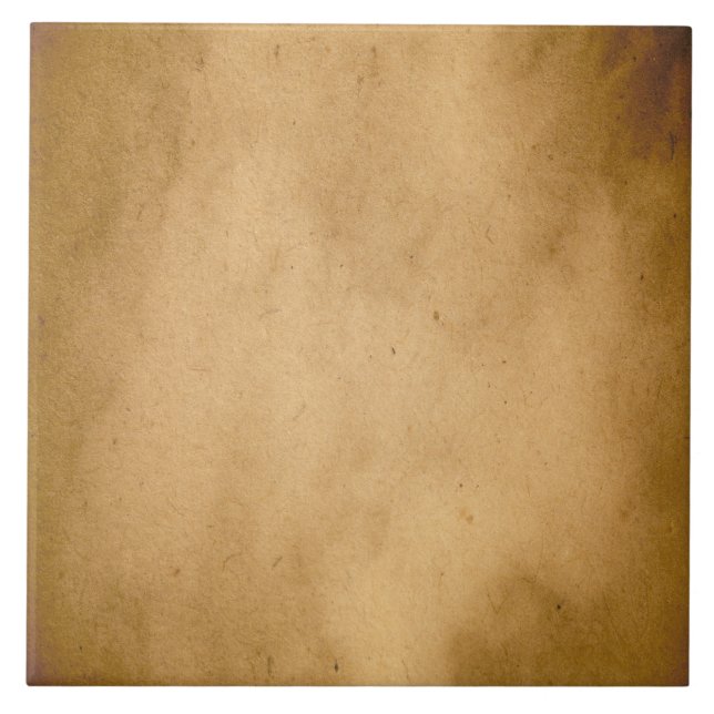 Vintages Braungelbes Papierdokument Hintergrund Fliese (Vorderseite)