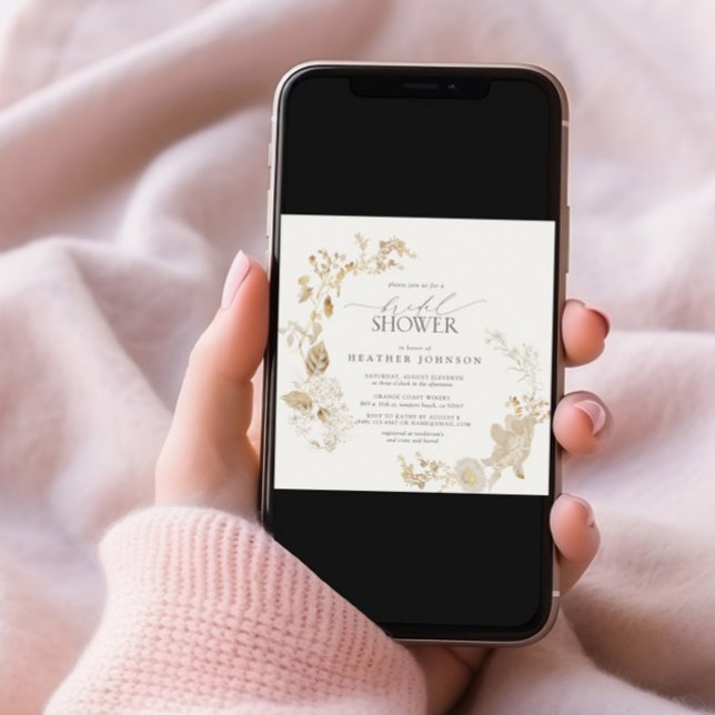 Vintages Brautparty aus der Wildblume Einladung (Von Creator hochgeladen)