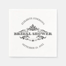 Vintages Brautparty Serviette