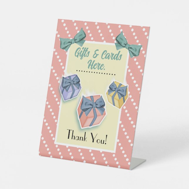 Vintages Brautparty Tabellenüberschrift Sockelschild (Vorderseite)