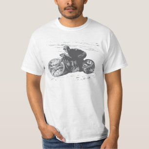 Vintages Brett-Bahn-Motorrad Racer#3 T-Shirt