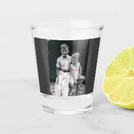 Vintages "Bruder-" Schuss-Glas Schnapsglas