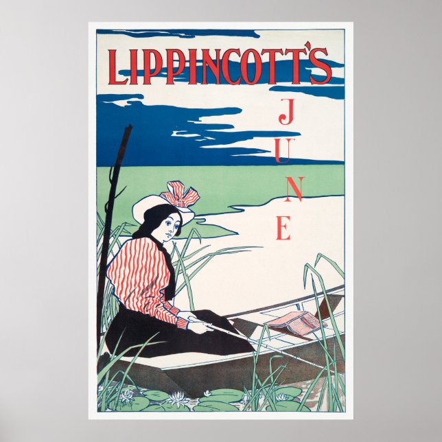 Vintages Buchcover-Poster Poster (Vorne)