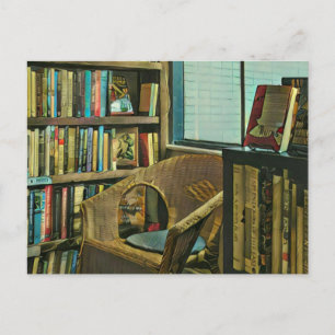 Vintages Buchwerk Postkarte
