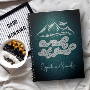 Vintages "Bucket List Couple Keepake" Notizblock