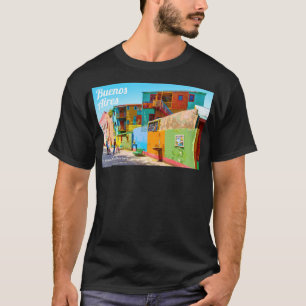Vintages Buenos Aires Travel Poster (1) Camping: T-Shirt