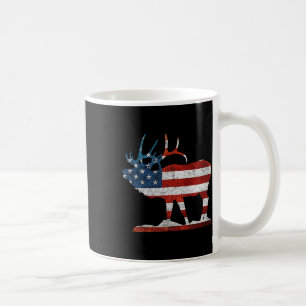 Vintages Bull Elk Shirt American Elch Jagd Geschen Kaffeetasse