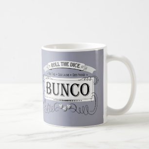 Vintages Bunco Design Lila Kaffeetasse
