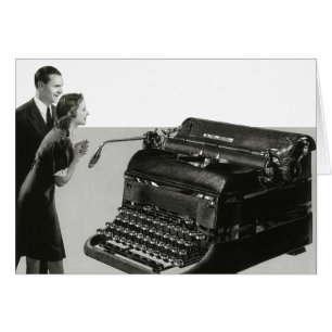 Vintages Business, antike Office-Schreibmaschine