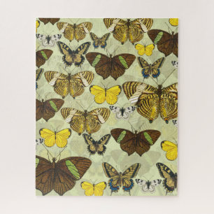 Vintages Butterfly-Diagramm Muster Puzzle