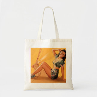 Vintages Button herauf Tasche