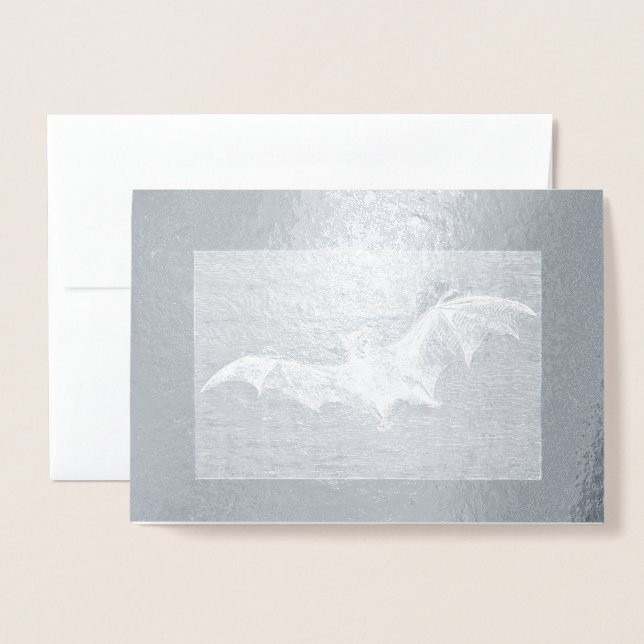 VINTAGES BVT MIT REAL FOIL GREETKARTE FOLIENKARTE (Vorderseite mit Umschlag)