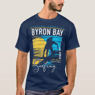 Vintages Byron Bay Surfing Graphic Retro Surfing S T-Shirt