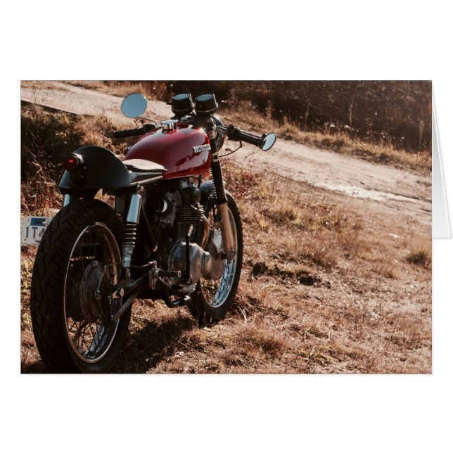 Vintages Café Racer (Vorderseite (Horizontal))