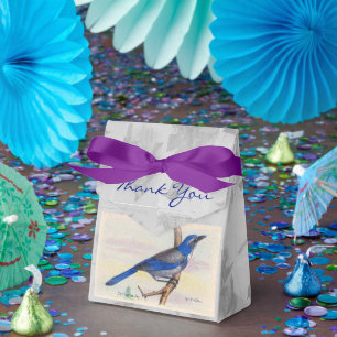 Vintages California Blue Jay benutzerdefinierbar Geschenkschachtel