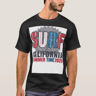 "Vintages California Surf Graphic Design" T-Shirt