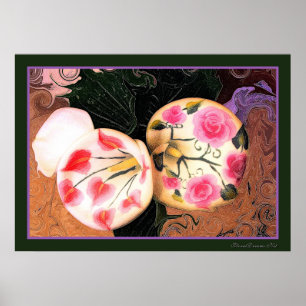 Vintages Calla-Lilien-Plakat Poster