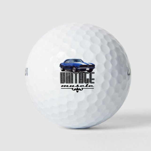 Vintages Camaro-Muskel Golfball (Vorderseite)