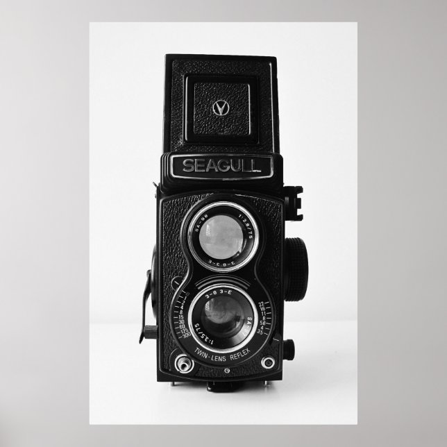Vintages Camera-Poster Poster (Vorne)