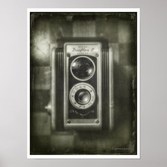 Vintages Camera-Poster Poster (Vorne)
