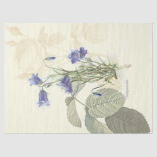 Vintages Campanula Tissue Paper Seidenpapier