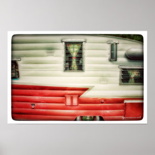 Vintages Camper-Plakat Poster