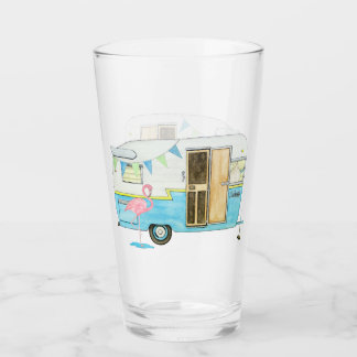 Vintages Camping Glas
