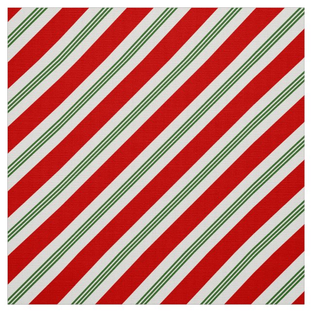 Vintages Candy Cane-Muster Stoff (Muster)