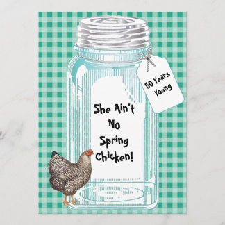 Vintages Canning Jar Design Einladung